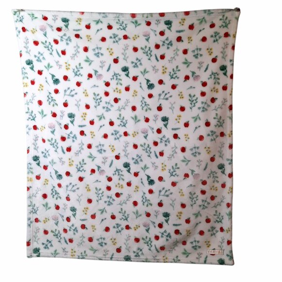 Blankets & Beyond Apples Security Lovey Blanket 31" X 28" - Picture 3 of 5